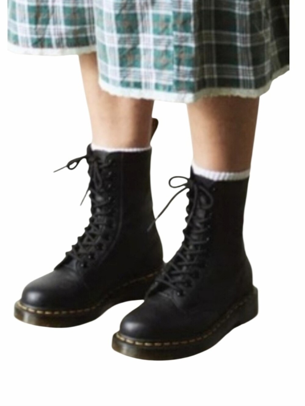 Dr‎ Martens 1490 Boots 10 Hole Black Leather